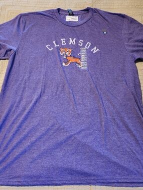 Anvil Purple Clemson Tiger Short Sleeve Tee